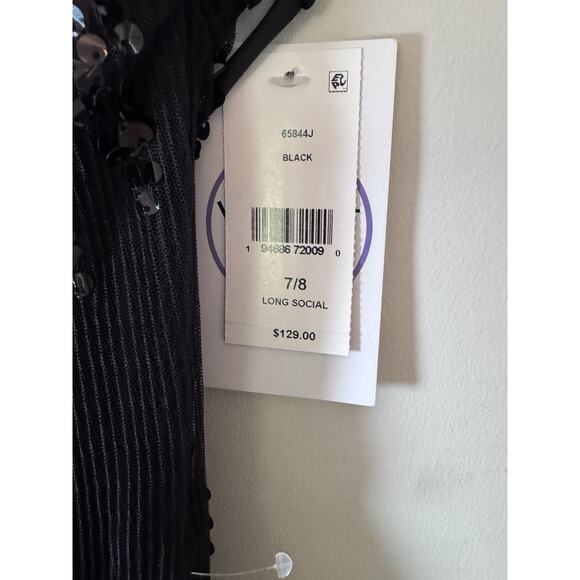 Violet Weekend Halter Neck Sequin Knit Dress Juniors Size NWT $129 - Picture 5 of 16